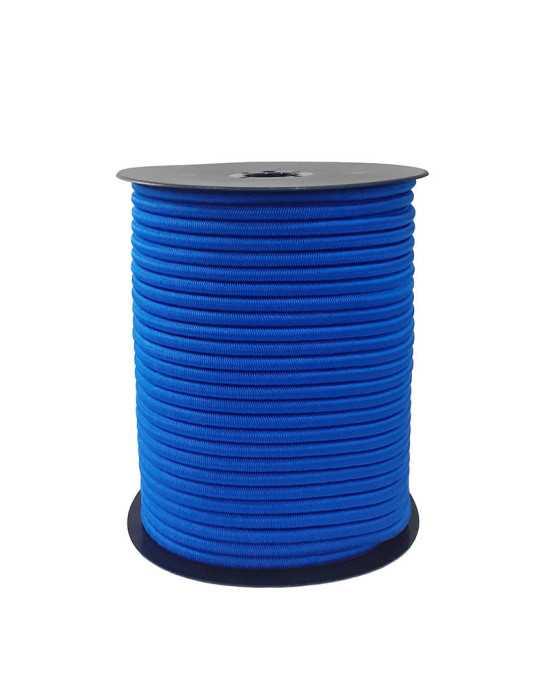 Goma Elástica Poliéster 8mm 50 m Azul EHS