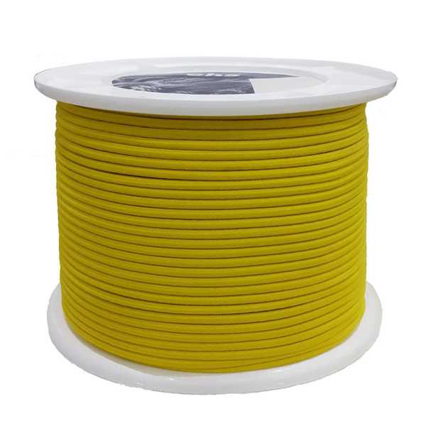 Goma Elástica Poliéster 6mm 200 m Amarilla EHS