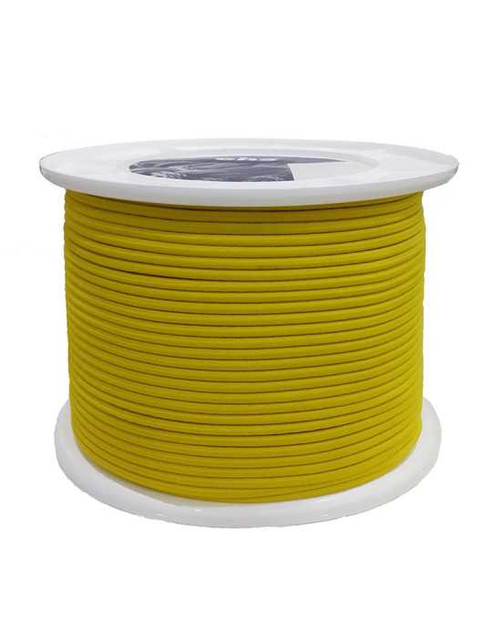 Goma Elástica Poliéster 6mm 200 m Amarilla EHS