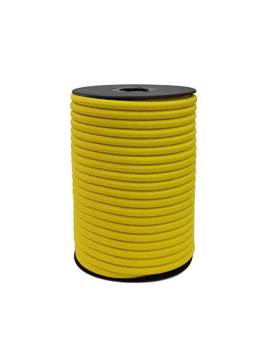 Goma Elástica Poliéster 8mm 25 m Amarilla EHS