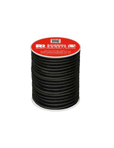 Cuerda Elástica PES 8mm / 25 m Negra ROMBULL