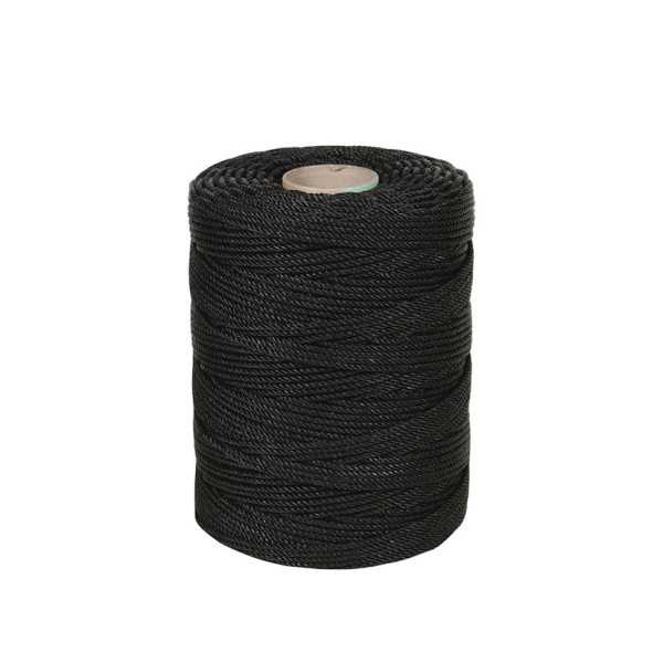 Cuerda Teléfono 5mm / 500 m Negra ROMBULL