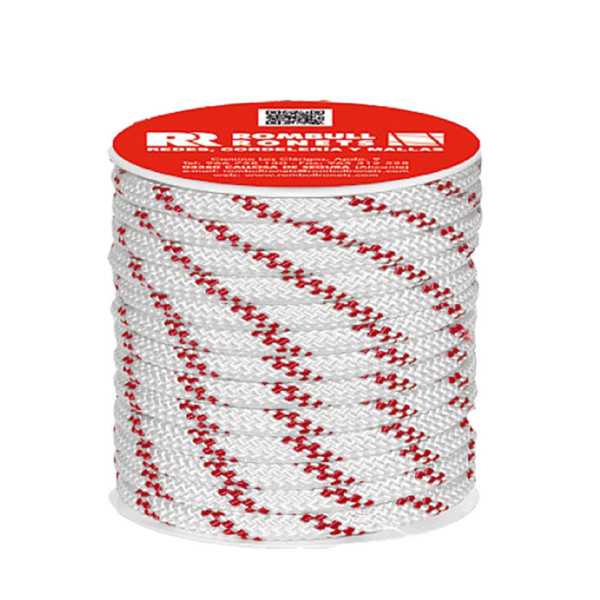 Cuerda Poliéster Trenzada 100 18mm / 100 m Blanca ROMBULL