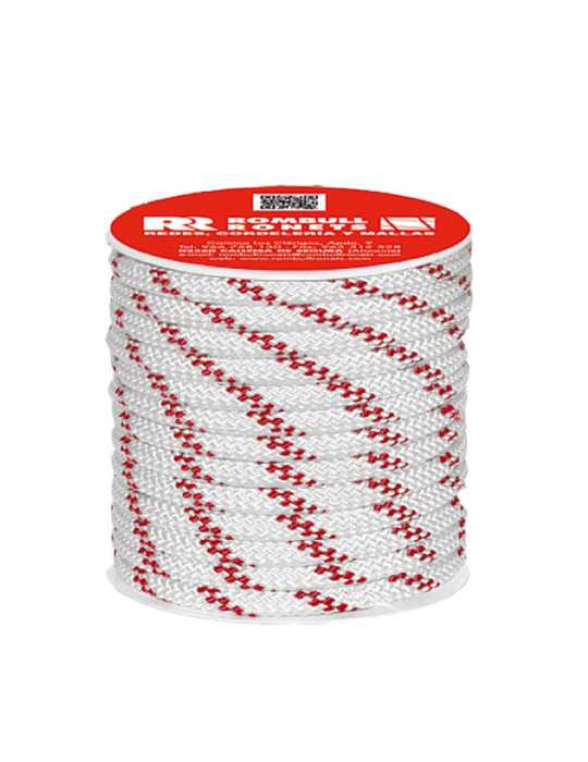 Cuerda Poliéster Trenzada 100 18mm / 100 m Blanca ROMBULL