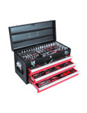 Caja Metálica 143 Pzas. Cr-V 3 Cajones RATIO