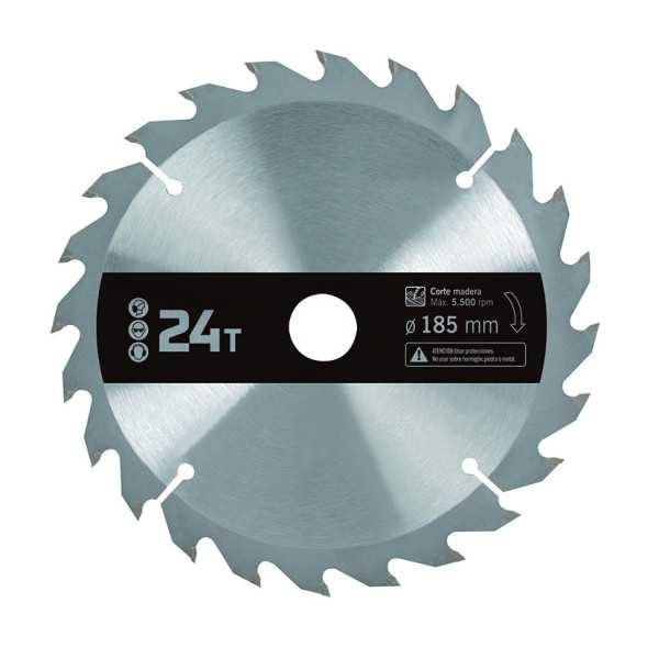 Sierra Circular Ø185x2,4x20mm 24 Dientes