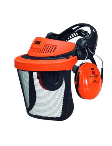 Kit Casco Forestal G500V5CH510 Naranja 3M