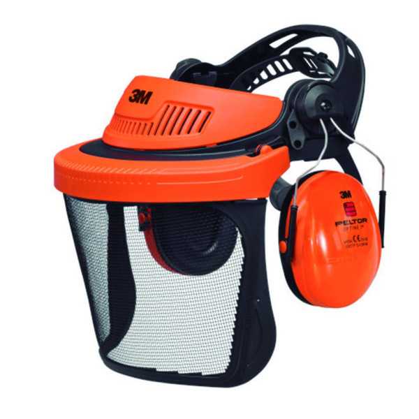 Kit Casco Forestal G500V5CH510 Naranja 3M