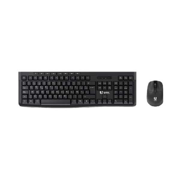 Teclado BT + Ratón Negro UNICO