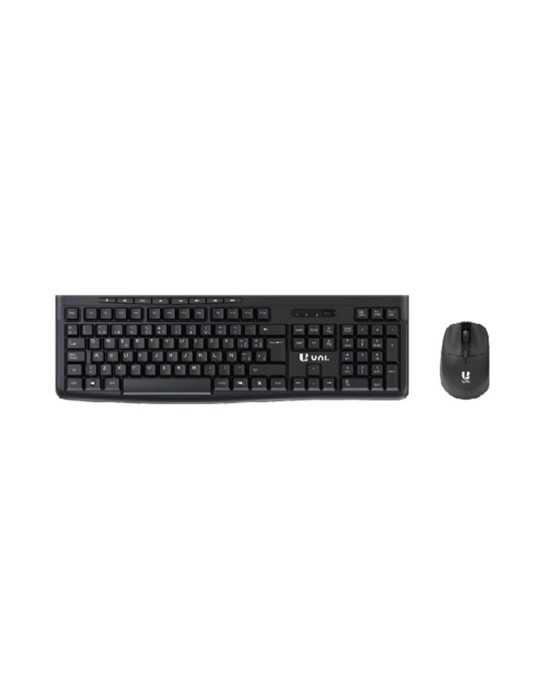 Teclado BT + Ratón Negro UNICO
