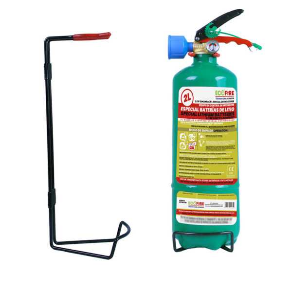 Extintor + Soporte Ecofire 2 Lts SIMONRACK