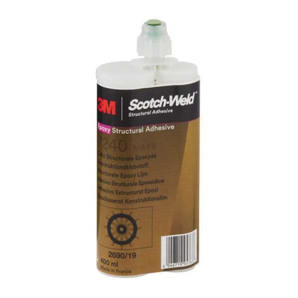 Adhesivo Epoxi Negro 7240FR 400 ml 3M