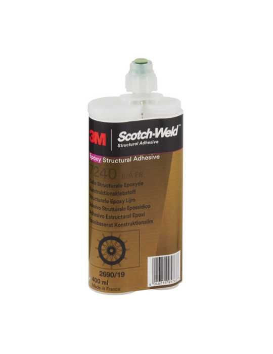 Adhesivo Epoxi Negro 7240FR 400 ml 3M