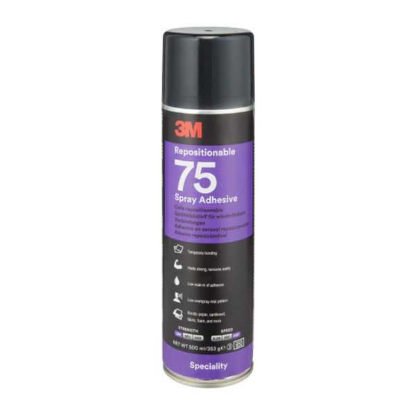 Adhesivo Aerosol Transparente 75 500 ml 3M