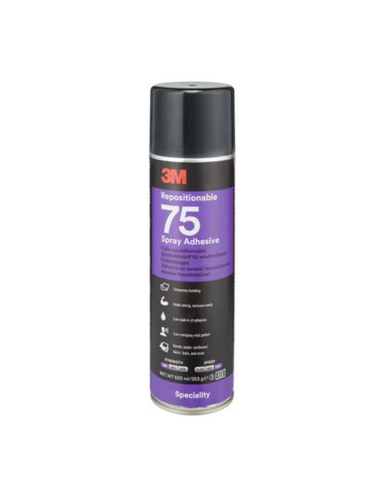 Adhesivo Aerosol Transparente 75 500 ml 3M