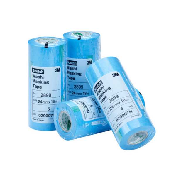 Cinta Washi 2899 Azul 18mm x 50 m 12 Uds. 3M