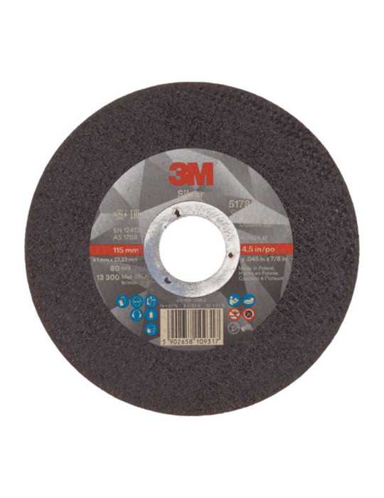 Disco Corte Plano 51785 115x1x22mm 25 Uds. 3M