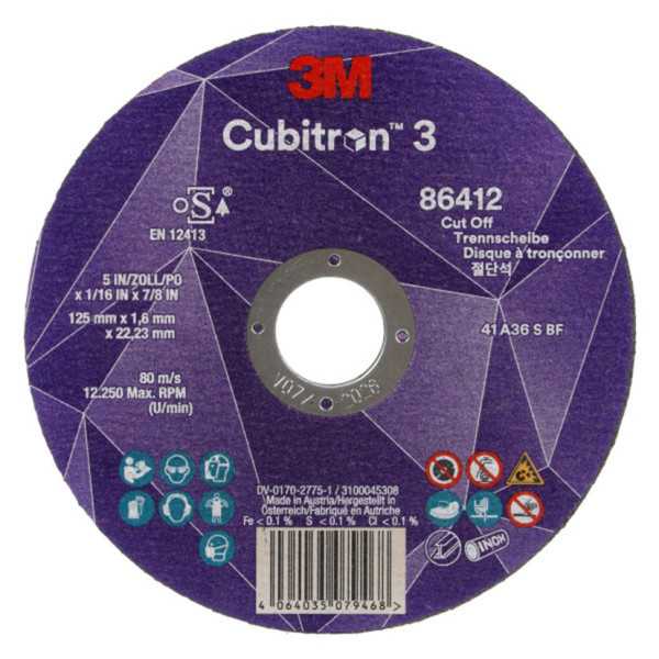 Disco Corte 86412 36+ 125x1,6x22,23mm 25 Uds. 3M