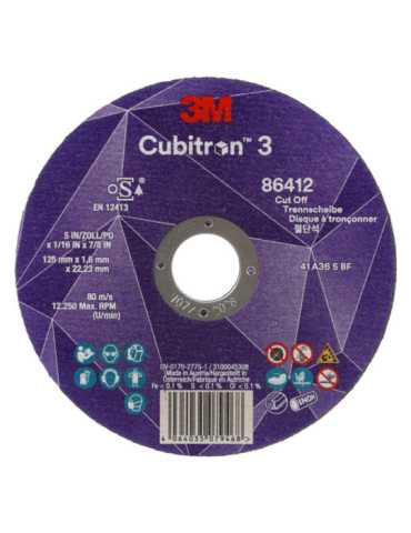 Disco Corte 86616 60+ 115x1x22,23mm 25 Uds. 3M