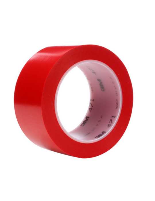 Cinta Vinilo 471 50x33 m 0,14mm Roja 3M