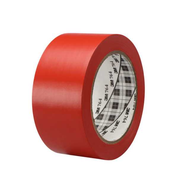 Cinta Vinilo Roja 764 50x33 m 0,13mm 24 Uds. 3M