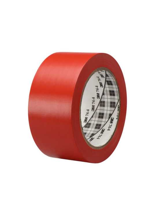 Cinta Vinilo Roja 764 50x33 m 0,13mm 24 Uds. 3M