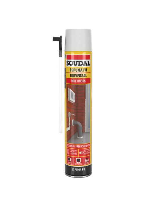 Espuma PU Aerosol Multiuso 750 ml 12 Uds. SOUDAL