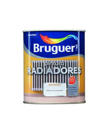 Br. Esmalte Radiadores Blanco Satinado 0,75 L BRUGUER