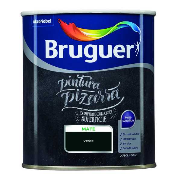 Barniz Esmalte Pizarras Verde 0,75 L BRUGUER
