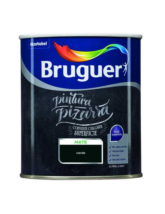 Barniz Esmalte Pizarras Verde 0,75 L BRUGUER