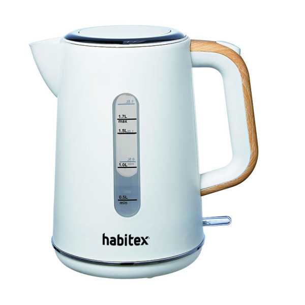 Hervidor de Agua 1,7 L Blanco HABITEX