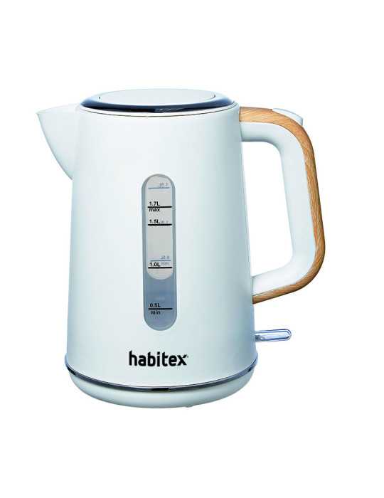Hervidor de Agua 1,7 L Blanco HABITEX