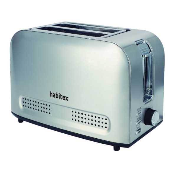 Tostador 2 Ranuras Metal HABITEX