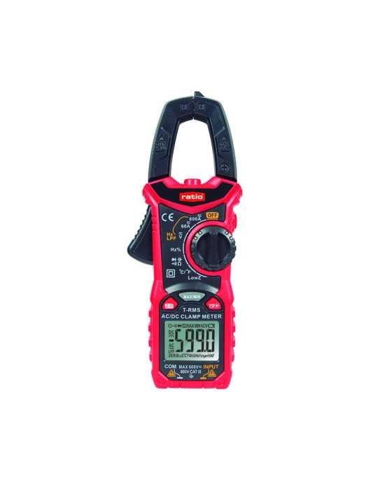 Pinza Amperimétrica Digital HT-206D RATIO