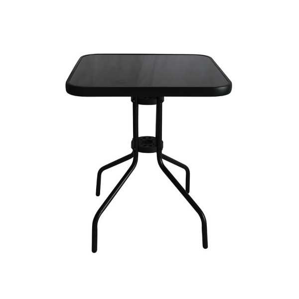 Mesa Metal/Vidrio Bistró Cuadrada