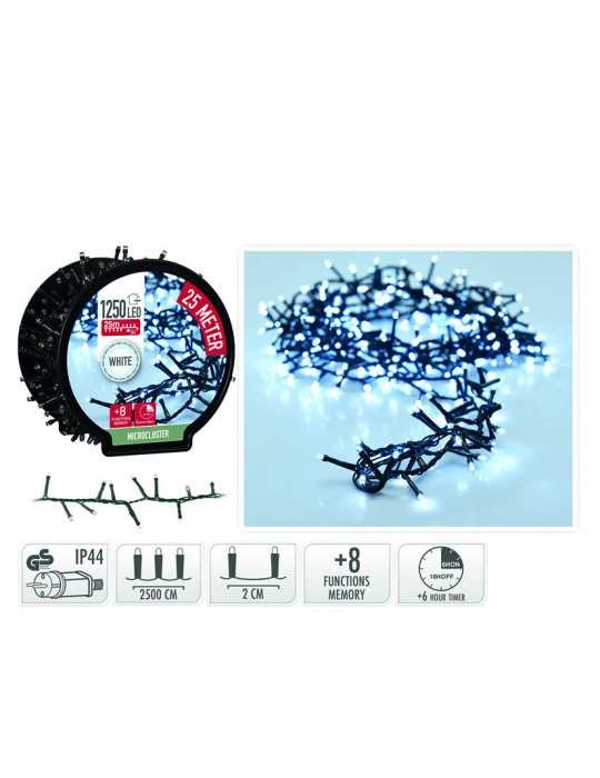 Microcluster 1250 LED Luz Blanca 20 m
