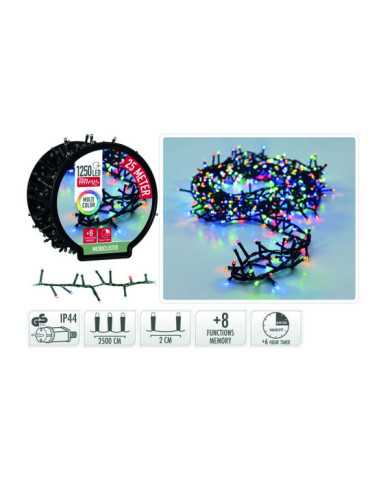 Microcluster 1250 LED Multicolor 20 m