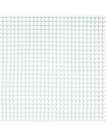Malla Cuadrada 20x20mm 1x25 m Blanca LISTA