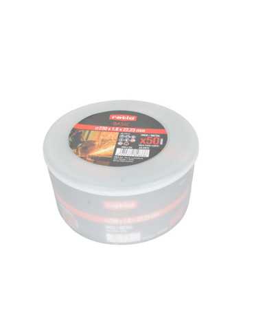 50 Discos Corte Inox Basic Ø 230x1,8mm RATIOBASIC