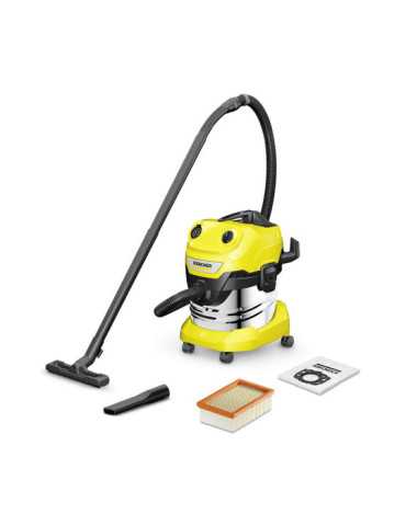 Aspirador Seco/Húmedo WD4 S 20 L Inox KARCHER
