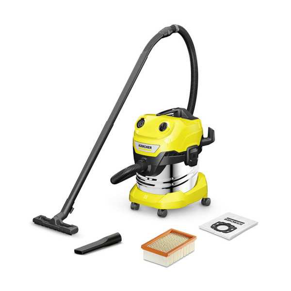 Aspirador Seco/Húmedo WD4 S 20 L Inox KARCHER