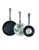 Sartén Aluminio Lote 3: 18-22-26 cm HABITEX