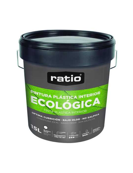 Pintura Plástica Ecológica Blanca 15L RATIO