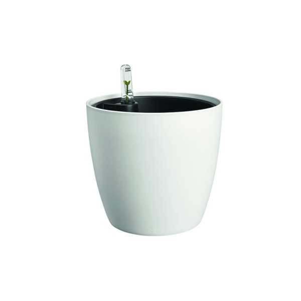 Maceta Redonda Bruselas 25 cm Blanca ELHO