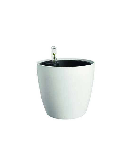 Maceta Redonda Bruselas 25 cm Blanca ELHO