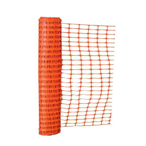 Malla Señalización Obra 100 cm x 50 m Naranja