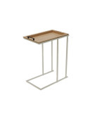 Mesa Lateral MDF Natural 45x28x59 cm