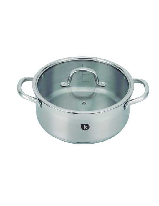 Cazuela Inox 28 cm Alejandra