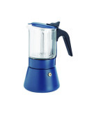 Cafetera Borosilicato 9 Tazas Azul