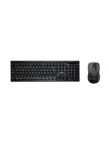 Teclado y Ratón Bluetooth Negro UNICO